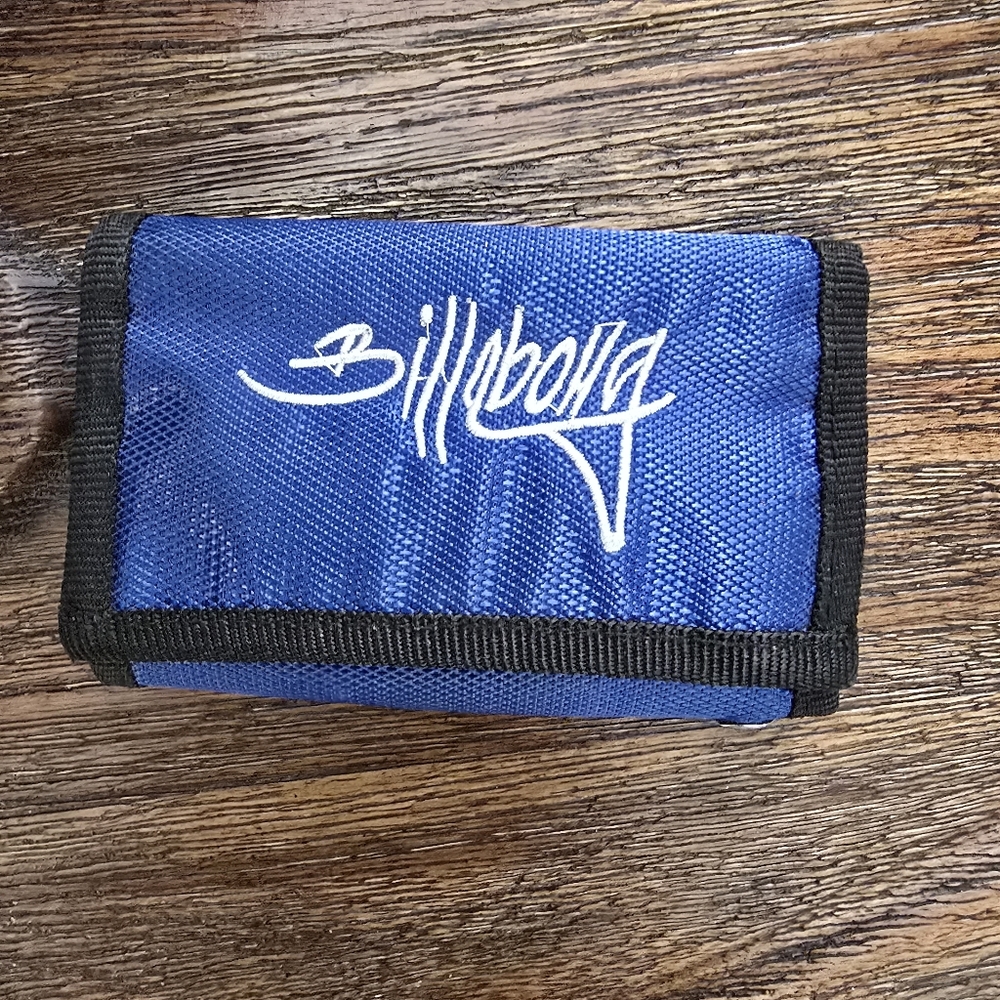 Billabong Blue Trifold Wallet